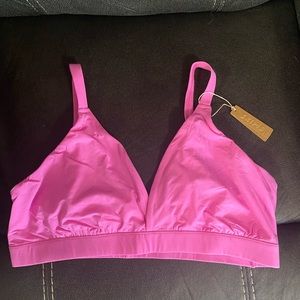SKIMS NWT Fits Everybody Triangle Bralette | Plus Size Bra 4X | SKIMS Bra